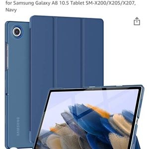 Samsung Galaxy A8 tablet cover Blue New never used in plastic sleeve